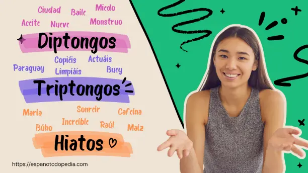 diptongos, triptongos e hiatos en español